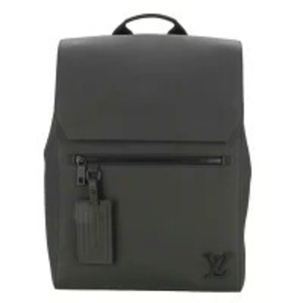 Louis Vuitton Fastline Backpack Rucksack LV Aerogram Leather Black